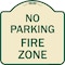Signmission No Parking Fire Zone Heavy-Gauge Aluminum Architectural Sign, 18" x 18", TG-1818-23616 A-DES-TG-1818-23616 - alternate 1